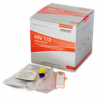 HOMEMED HIV 1/2 Test Shipper (15s)